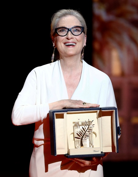 Meryl Streep recibi en Cannes la Palma de Honor entre ovaciones y lgrimas