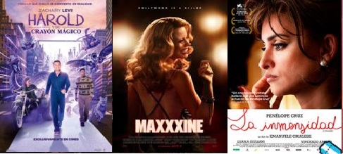 ESTRENOS EN ARGENTINA: Entre salvajes, Harold, MaXXXine, Tuesday y la inmensidad de Penlope Cruz