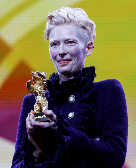 Tilda Swinton abre la Berlinale con mensaje contra asesinatos masivos con la complicidad de gobiernos codiciosos