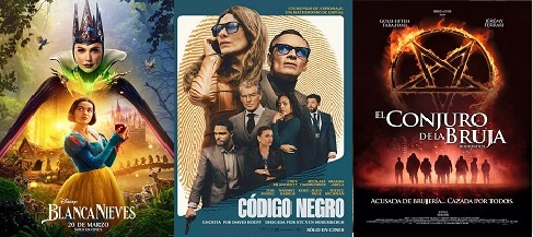 ESTRENOS EN VENEZUELA: Blanca Nieves en cdigo negro y conjuro de bruja