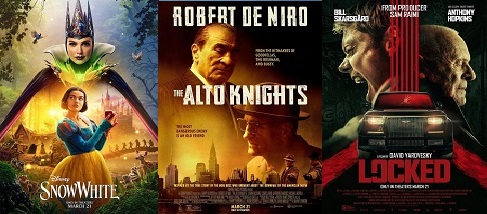 ESTRENOS EN USA: La controvertida Blanca Nieves acompaada por un Robert De Niro en doble papel y Bill Skarsgrd encerrado en un auto