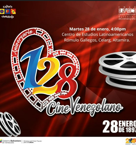 Centro Nacional Autnomo de Cinematografa celebra los 128 aos de Cine Venezolano 