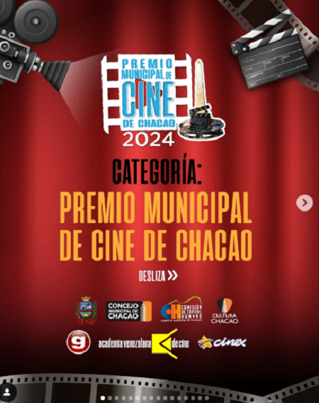 Chacao revela a los nominados del Premio Municipal de Cine 2024