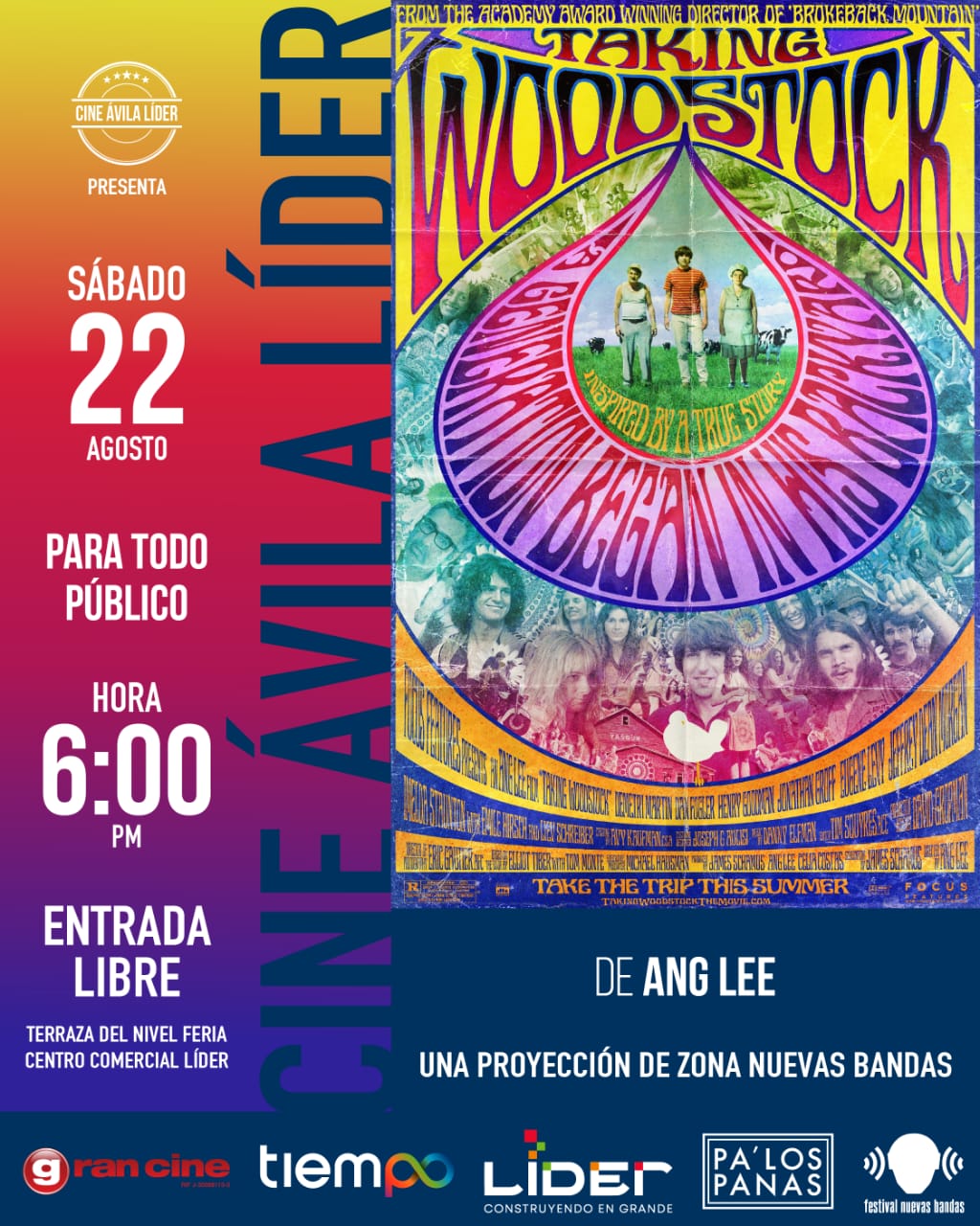 TAKING WOODSTOCK (Cine Ávila Líder)