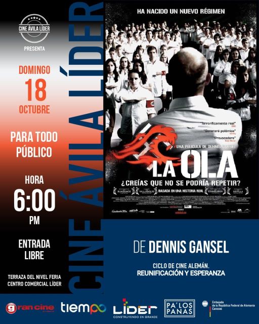 La ola  (Cine Ávila Líder - Domingo 18/10/2026)